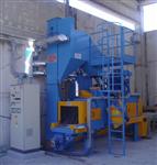 Cogeim Continuous feed type shot blasting machine for marble, granite and natural stone products  mod. STL Shotblasting Machines 